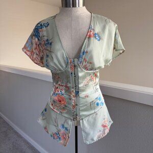 Vintage Victoria's Secret Silk Corset Top